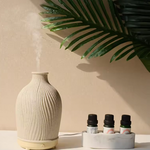 Germanic Beige Aroma Diffuser – Scandinavian Modern Luxury Home Fragrance Australia
