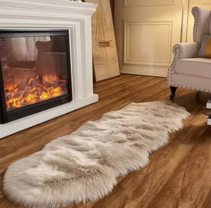 Scandinavian Faux Fur Rug – Nordic Modern Luxury Home Decor Australia