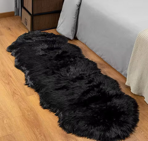 Scandinavian Faux Fur Rug – Nordic Modern Luxury Home Decor Australia