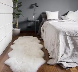 Scandinavian Faux Fur Rug – Nordic Modern Luxury Home Decor Australia