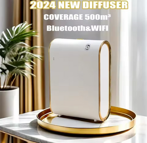 Modern Gold & White Aroma Diffuser – Luxury Scandinavian Home Fragrance Australia